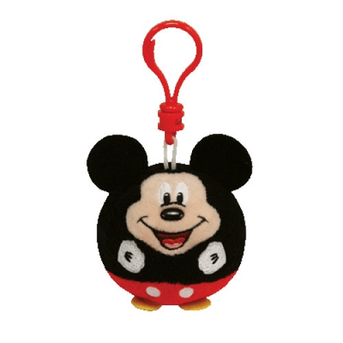 Breloc de plus, Mickey, 8.5 cm - licenta Disney, Ballz, TY