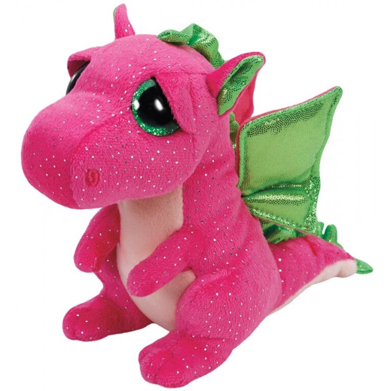 Plus dragonul Darla, roz, 15 cm - Boos, TY