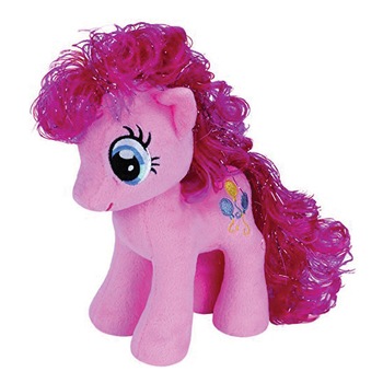 Plus poneiul Pinkie Pie, 18 cm - licenta Hasbro My Little Pony, TY Plus poneiul Pinkie Pie, 18 cm - licenta Hasbro My Little Pony, TY