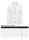 Мъжко сако с текстура Slim Fit, текстурирано, леко еластично за професионалисти и млади хора, подходящо за офис, срещи, вечери и партита, млечен