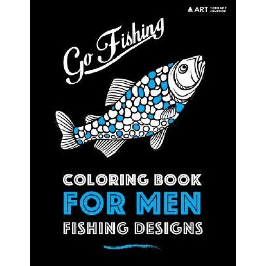 Coloring Book for Men: Fishing Designs, Art Therapy Coloring (Author)