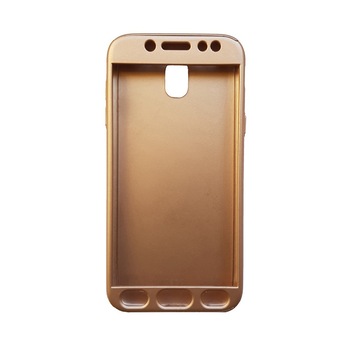 Husa Aisi 360 Full Cover Samsung Galaxy J5 2017 + folie sticla - Gold Husa Aisi 360 Full Cover Samsung Galaxy J5 2017 + folie sticla - Gold