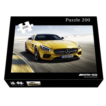 PUZZLE 200 piese, Mercedes AMG GT, Multicolor PUZZLE 200 piese, Mercedes AMG GT, Multicolor