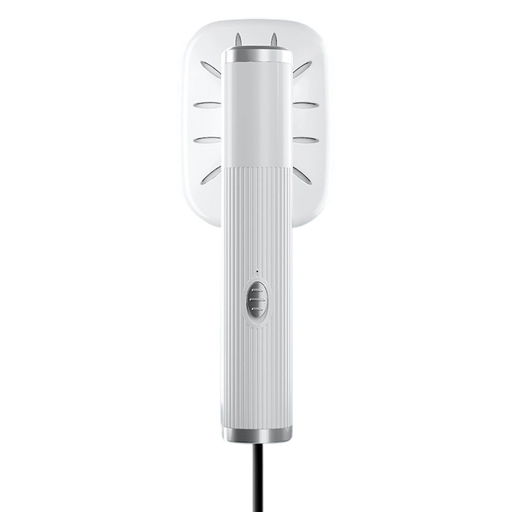 Mini fier de calcat cu abur portabil TENZHVXI 0810BM-BST5076094, 2 moduri (uscat/umed), compact, alb