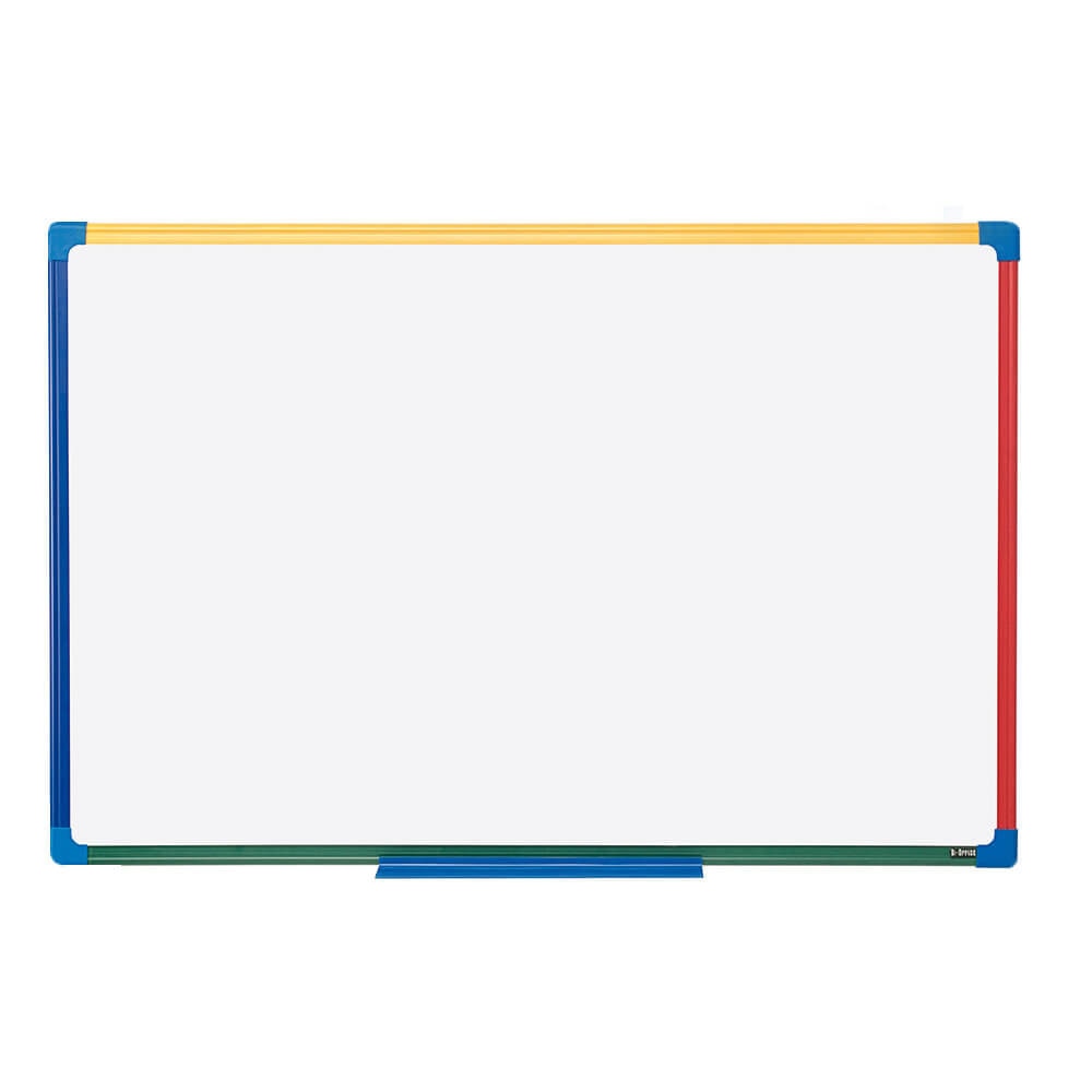 Tabla alba magnetica, BI-OFFICE, 60x90 cm, rama multicolora