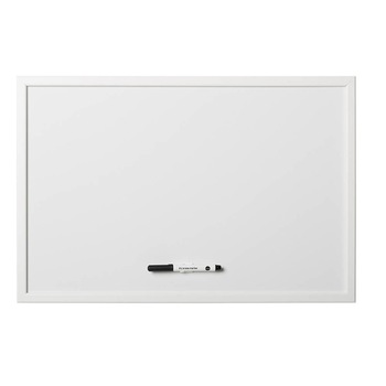 Tabla alba, nemagnetica, BI-OFFICE, 45x60 cm, rama alba Tabla alba, nemagnetica, BI-OFFICE, 45x60 cm, rama alba