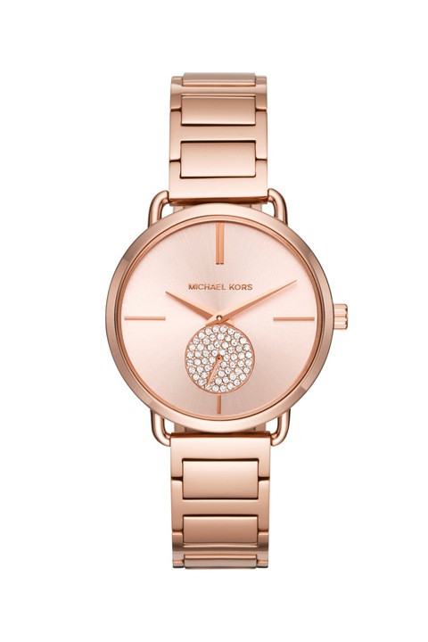 Michael Kors, Ceas cu carcasa rotunda Portia, Auriu rose