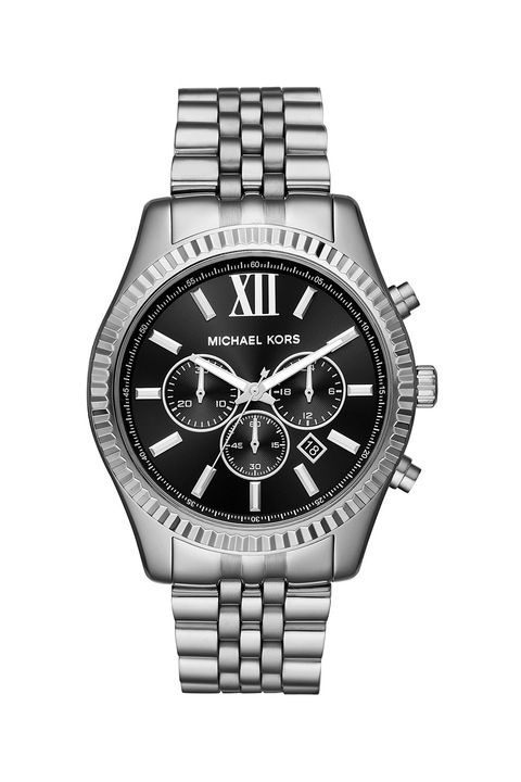 Michael Kors, Lexington fémszíjas chrono karóra, Ezüstszín