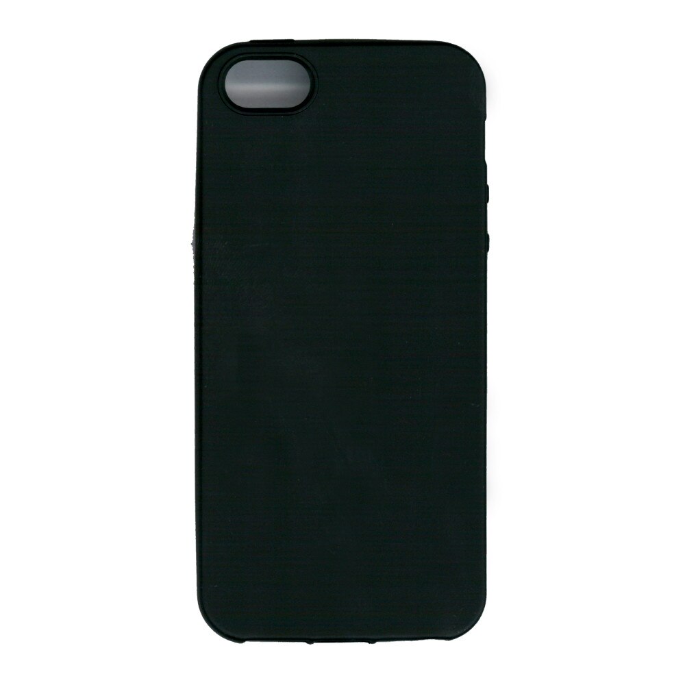 Husa din silicon mat Eurocell pentru iPhone 5, negru