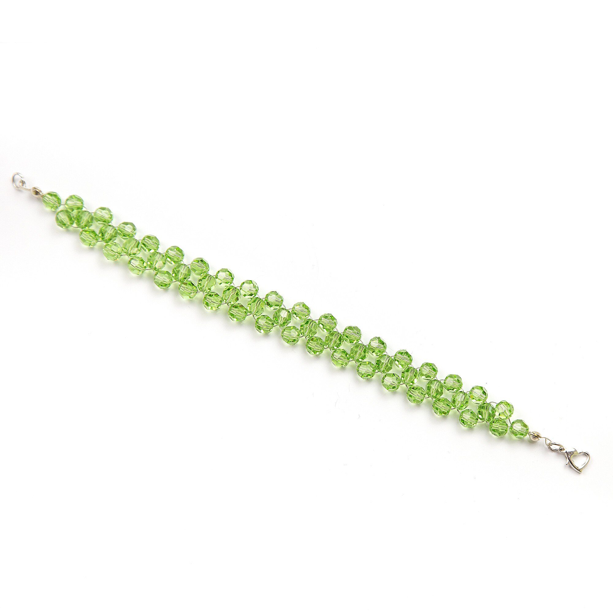 Bratara Cristale Swarovski, Bijoux By Me, Verde Light