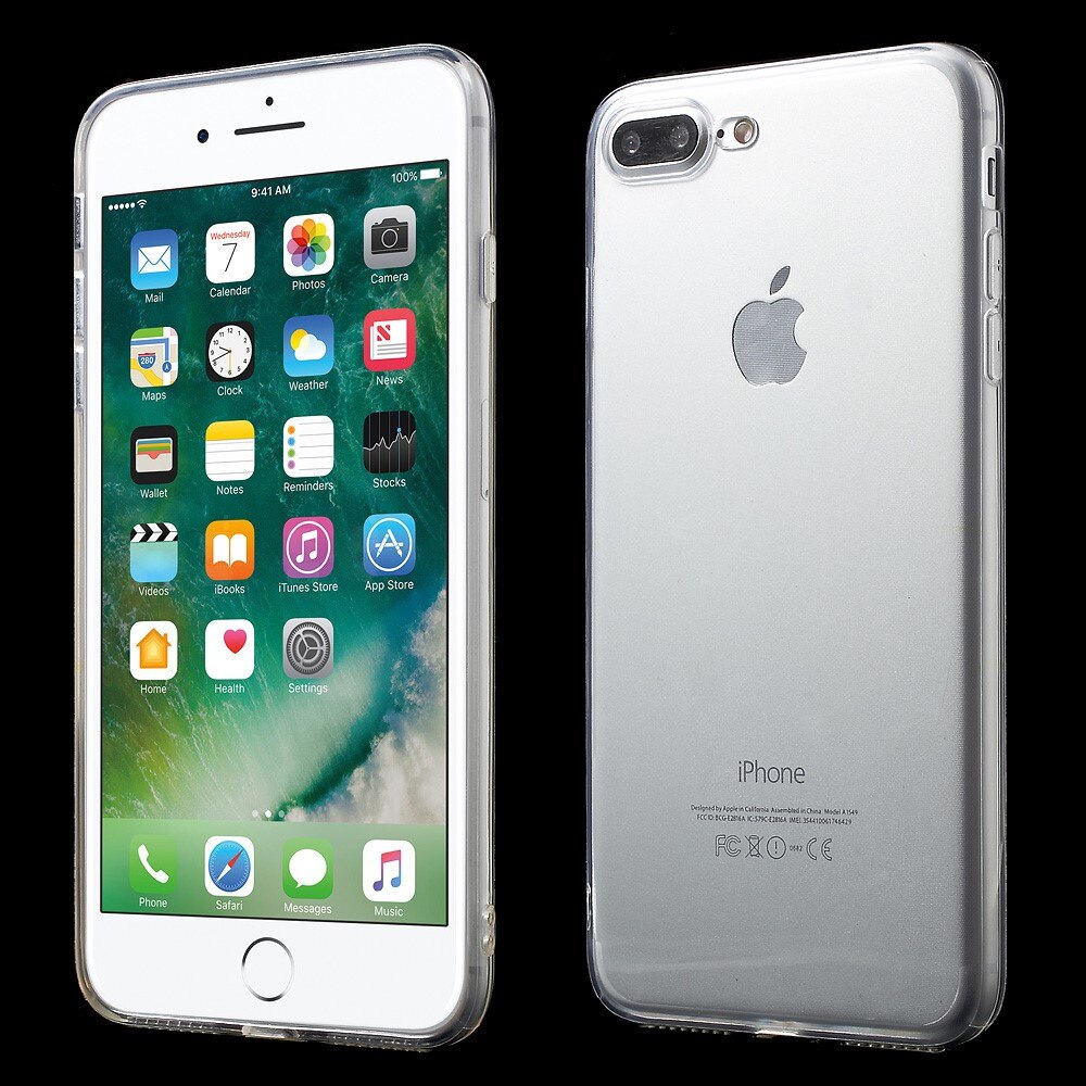 Husa iPhone 7 Plus/ 8 Plus - Plastic moale tip TPU, Transparenta