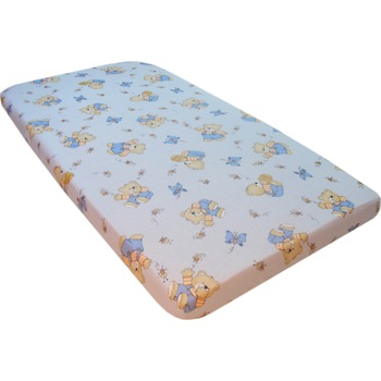 Cearceaf cu elastic ursuletul cu miere 120 x 60 x15 cm Cearceaf cu elastic ursuletul cu miere 120 x 60 x15 cm