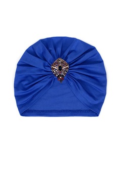 Turban pentru dama, culoare albastru royal Turban pentru dama, culoare albastru royal