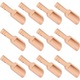 Lingurite mini din lemn (12 bucati, 7, 6 x 2, 3 cm) pentru utilizare cu lemn natural, condimente, ceai si saruri de baie