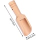 Lingurite mini din lemn (12 bucati, 7, 6 x 2, 3 cm) pentru utilizare cu lemn natural, condimente, ceai si saruri de baie
