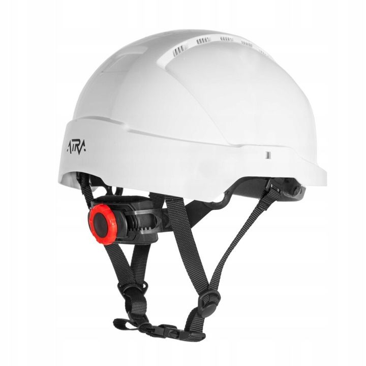 Casca de protectie Protekt ATRA10V-W, alba, ventilata, cu viziera reglabila