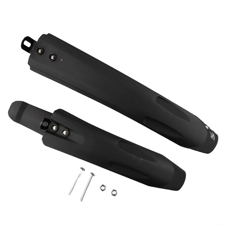 Aparatoare noroi YANYXR BCS3089813, universale pentru bicicleta si trotineta 14/16/18 inch, din plastic tehnic rezistent, negru, set 1 pereche