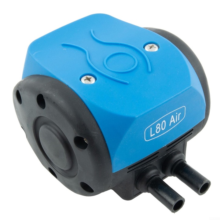 YANYXR L80 Air pneumatikus pulzátor fejőgéphez (BCS3087805), 6.5 mm kaliber, pulzációs arány 60/40, állítható 50–180 ppm, műanyag+fém, kék/fekete, 86 x 105 mm