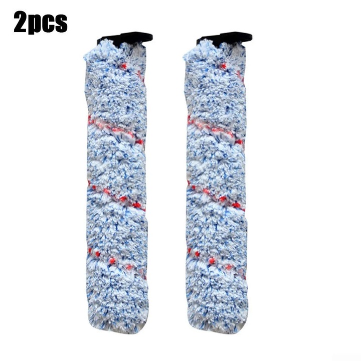 Perie rotativa rezerva YANYXR BCS3089463 pentru Tineco iFloor, role din microfibra cu functie self-clean/lavabile, Multicolor, 2 buc, 228 x 45 mm