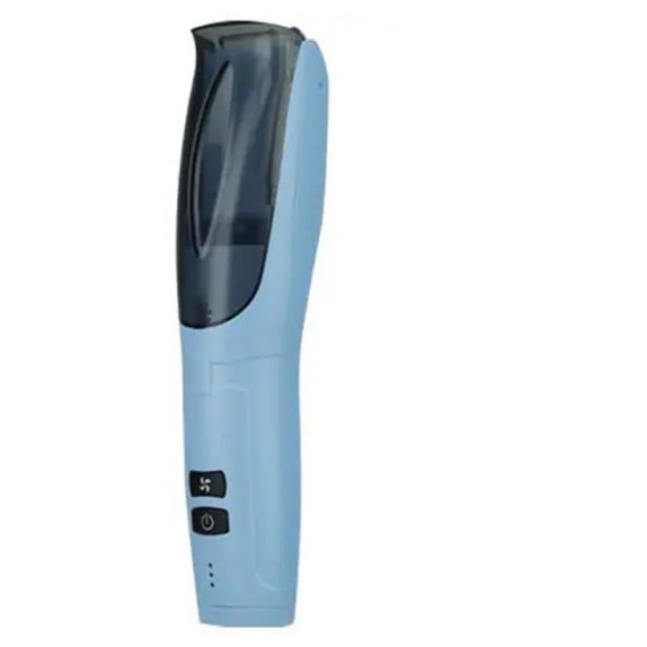 Masina de tuns par electrica K0285-EP0814-HJ27474, lama ceramica, reincarcabila USB, rezistenta la apa, silentioasa, multifunctionala, albastru