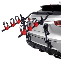 Suport auto pentru transport 3 biciclete, montaj rapid prin curele, universal