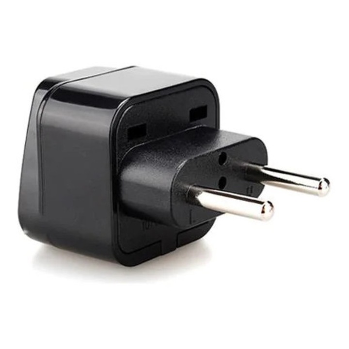 Adaptor de calatorie pentru Europa K0285-EP0814-HJ32308, compact, portabil, negru