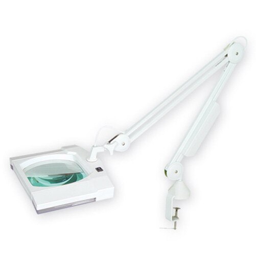 Lampa cu lupa Twin Light, 3 Dioptrii, 2x9 W, G23, alb