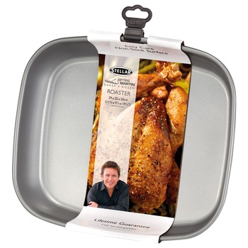 Tava cuptor Stellar James Martin, otel carbon, teflon pofesional, 33 x 28 x7 cm Tava cuptor Stellar James Martin, otel carbon, teflon pofesional, 33 x 28 x7 cm