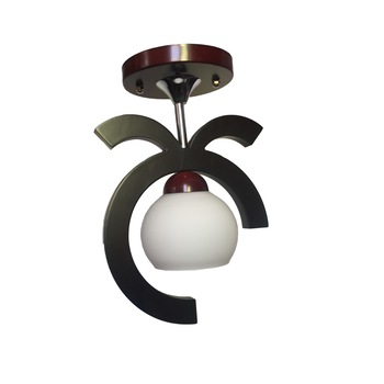 Lustra Exp 6209/1, lemn metal sticla, forma de mar, abajur mare alb mat, 1*e27, mahon Lustra Exp 6209/1, lemn metal sticla, forma de mar, abajur mare alb mat, 1*e27, mahon