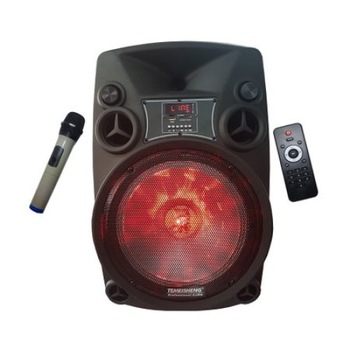 Boxa portabila Temeisheng, Conectivitate Bluetooth , 100 W , Port USB, Card microSD , 50Hz-20kHZ , 4 ohmi , Negru Boxa portabila Temeisheng, Conectivitate Bluetooth , 100 W , Port USB, Card microSD , 50Hz-20kHZ , 4 ohmi , Negru