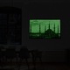 Tablou VarioView MoonLight Fosforescent Luminos in Urban Orase Moscheea Sultan Ahmed Istanbul, 20 x 30 cm