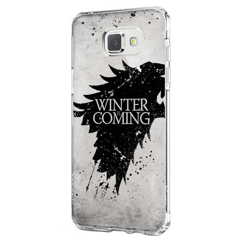 Husa Silicon, Transparent, Ultra Slim 0.3MM, Winter Is Coming, Samsung Galaxy A5 2017