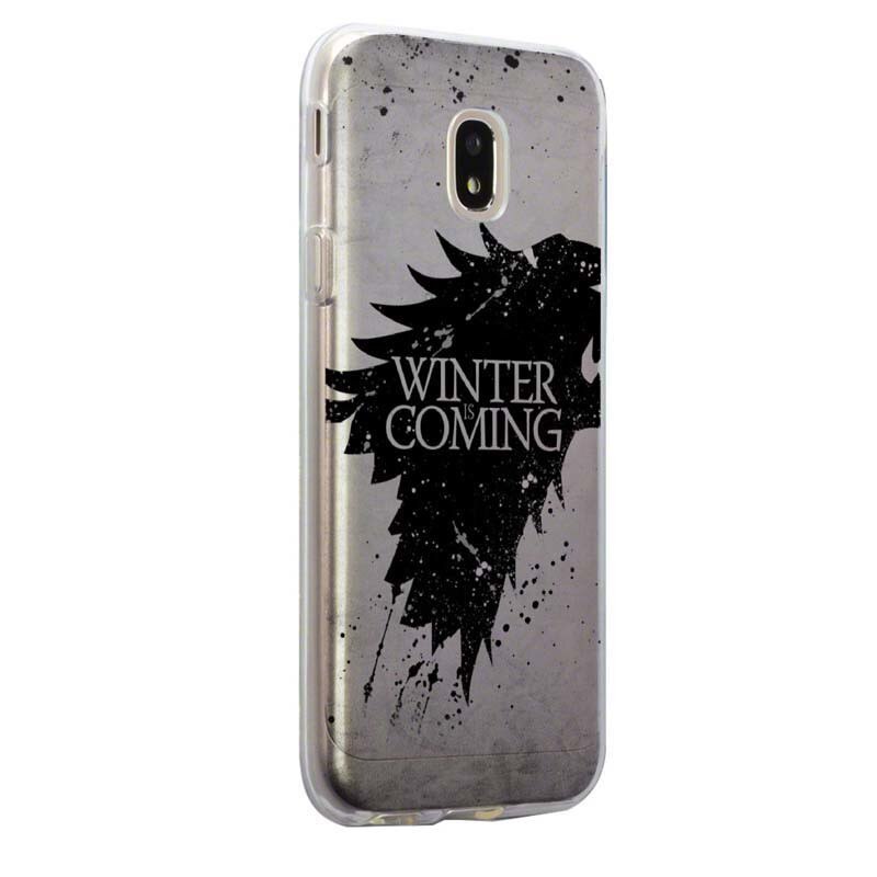 Husa Silicon, Transparent, Slim, GOT Winter Is Coming, Xiaomi Mi4