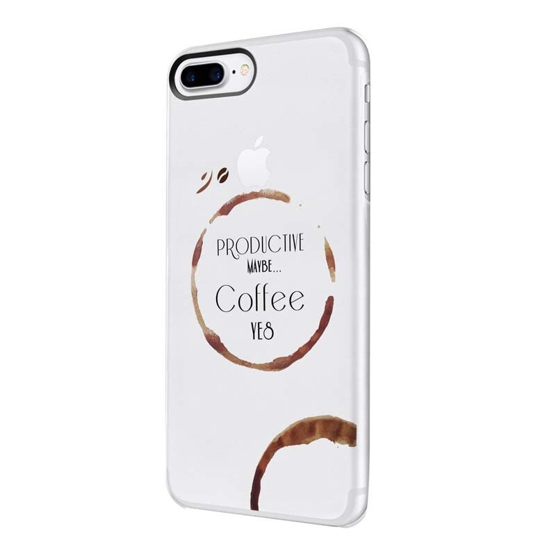 Husa Silicon, Transparent, Slim, Coffee, Xiaomi Mi A1