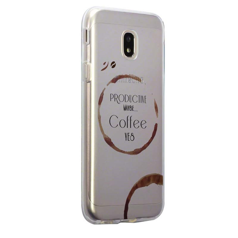 Husa Silicon, Transparent, Slim, Coffee, Xiaomi Mi4