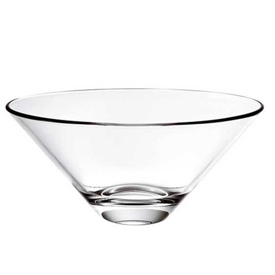 Bol rotund din sticla temperata VIDIVIL colectia VOLUBILIS 2,2lt 26x20xh11,5cm