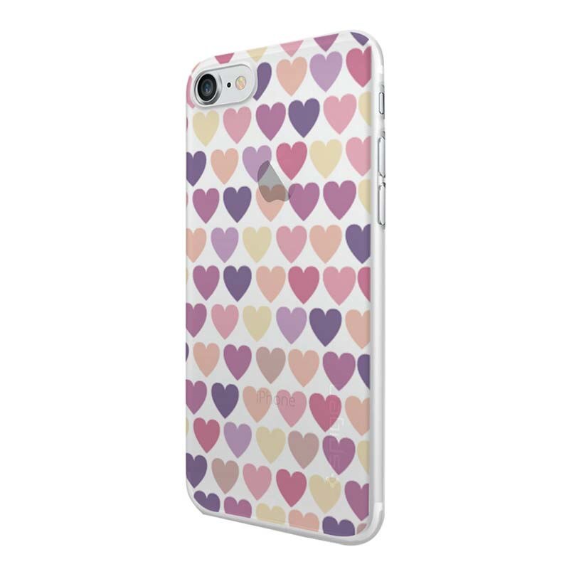 Husa Silicon, Transparent, 0.5MM, Hearth, Apple iPhone 6/6S