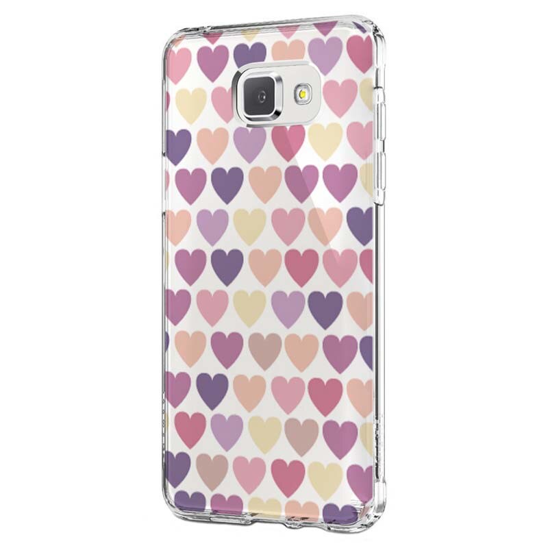 Husa Silicon, Transparent, Ultra Slim 0.3MM, Hearth, Samsung Galaxy A5 2017