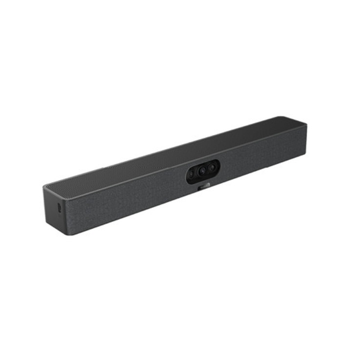 Комплект видео бар Yealink MeetingBar A25 + тъч конзола CTP25, 4K Ultra HD 3840 x 2160, 30 fps, Wi‑Fi, Bluetooth, монтаж на маса/таван, черен, W129280868