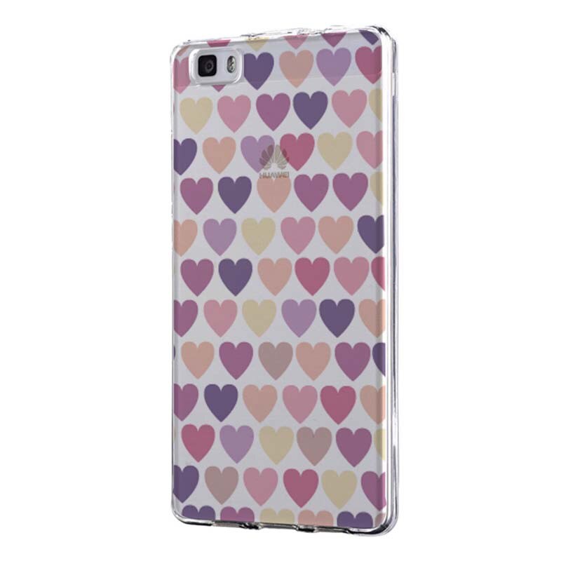 Husa Silicon, Transparent, Slim, Hearth, Huawei Nova 2S