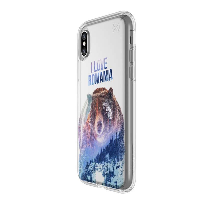 Husa Silicon, Transparent, Slim, I Love Romania, Xiaomi Mi 6X / Mi A2