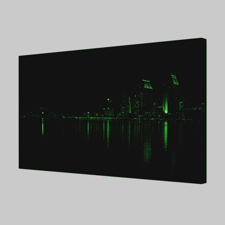 Tablou VarioView MoonLight Fosforescent Luminos in Urban Orase Insula Coronado, 30 x 45 cm