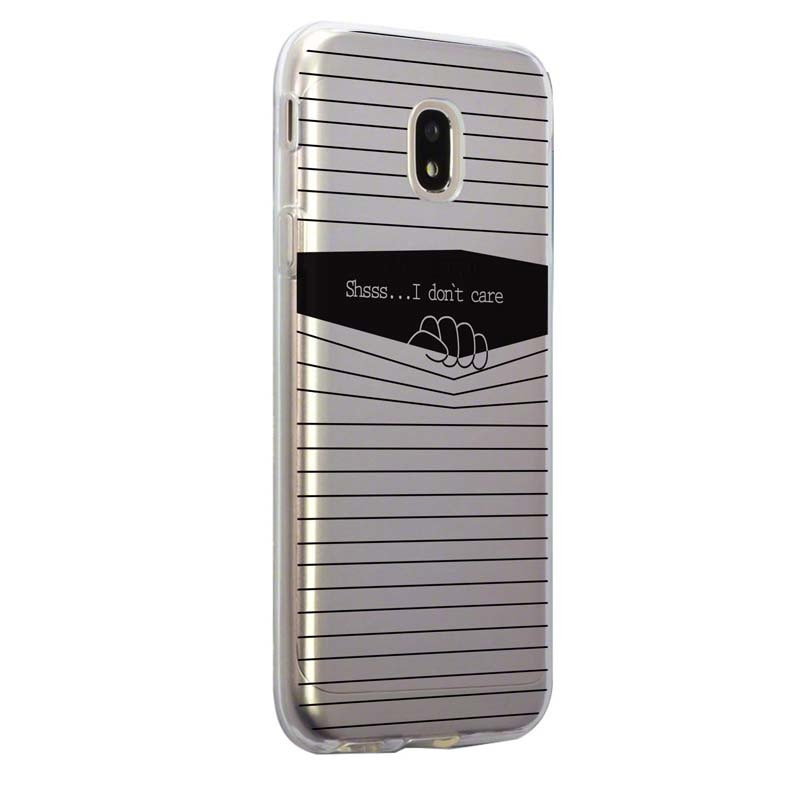 Husa Silicon, Transparent, Slim, I Dont Care, Xiaomi Mi4