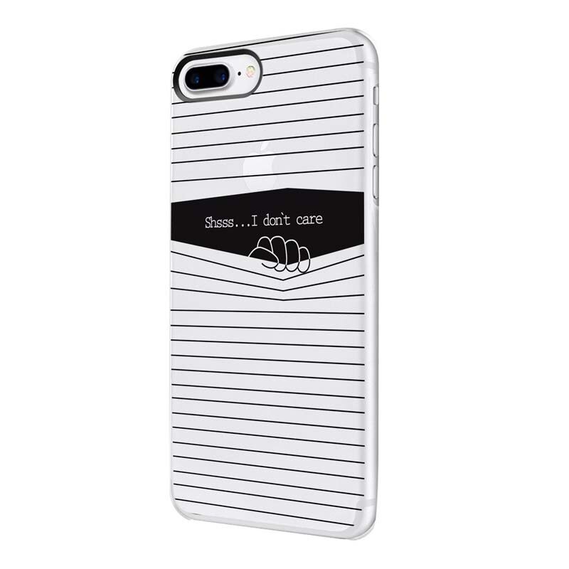 Husa Silicon, Transparent, Slim, I Dont Care, Xiaomi 6