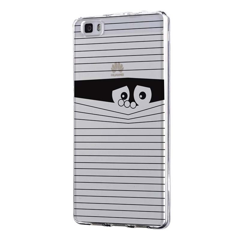 Husa Silicon, Transparent, Slim, Look Black, Huawei Honor 10