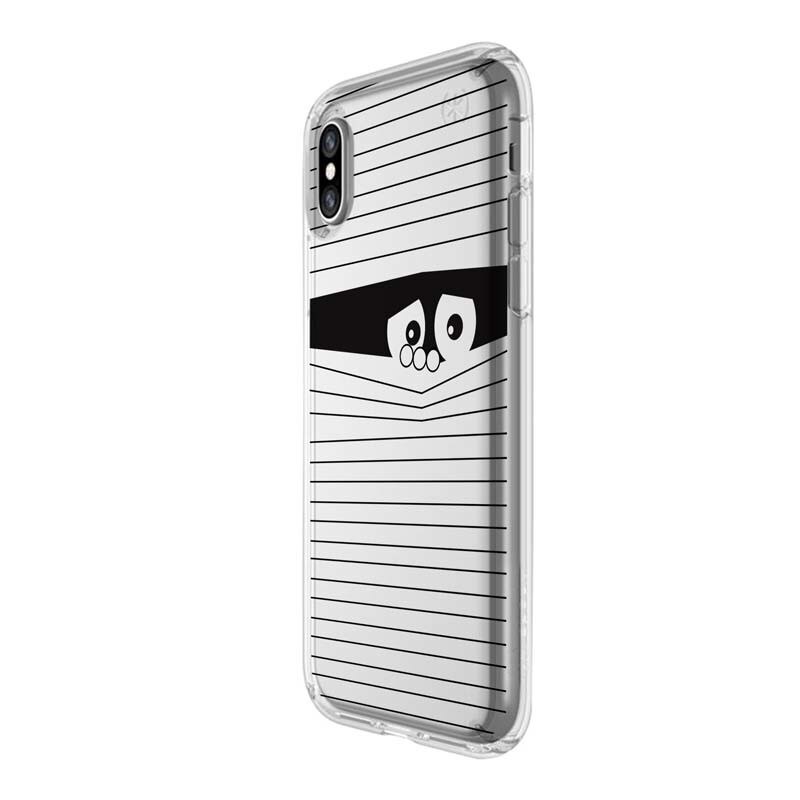 Husa Silicon, Transparent, 0.5MM, Look Black, Apple iPhone X