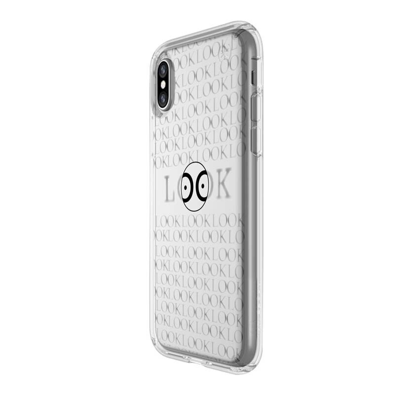 Husa Silicon, Transparent, 0.5MM, Look At Me, Apple iPhone X