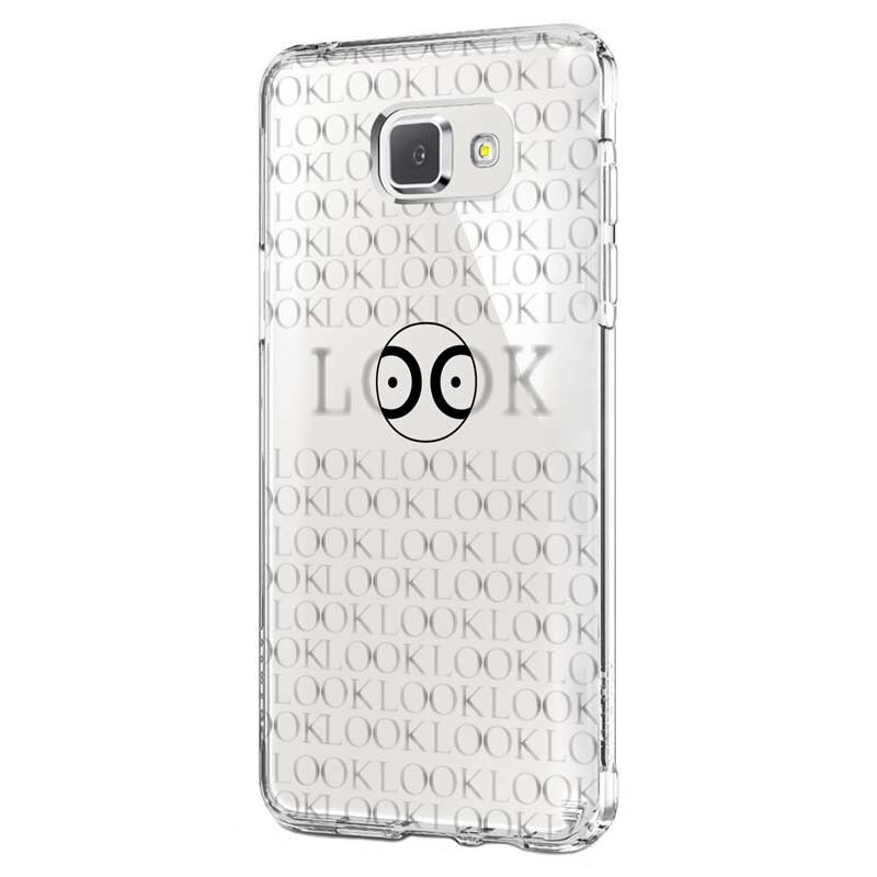 Husa Silicon, Transparent, 0.5MM, Look At Me, Samsung Galaxy A3 2016