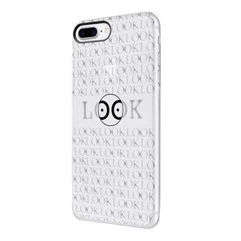 Husa Silicon, Transparent, Ultra Slim 0.3MM, Look At Me, Apple iPhone 7 Plus / 8 Plus Husa Silicon, Transparent, Ultra Slim 0.3MM, Look At Me, Apple iPhone 7 Plus / 8 Plus