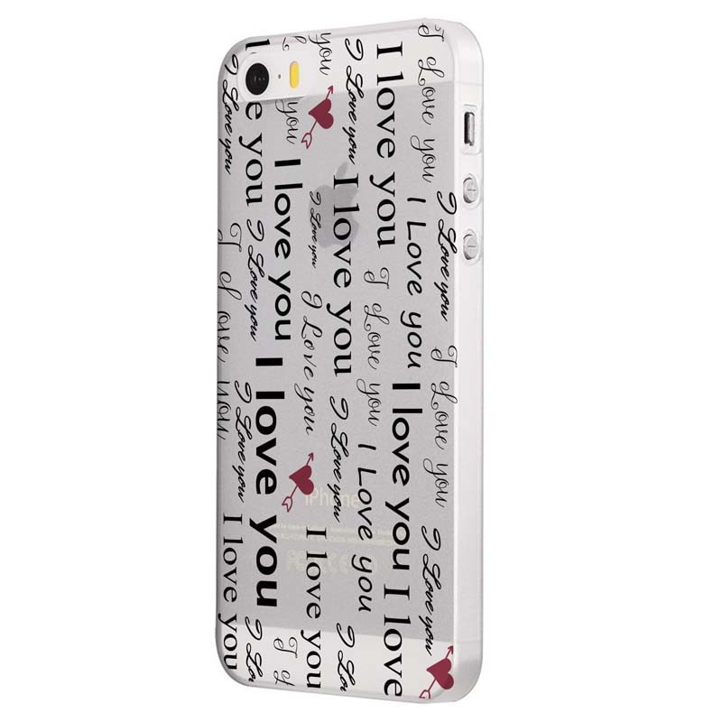 Husa Silicon, Transparent, Slim, Love You, Xiaomi Redmi Note 5A